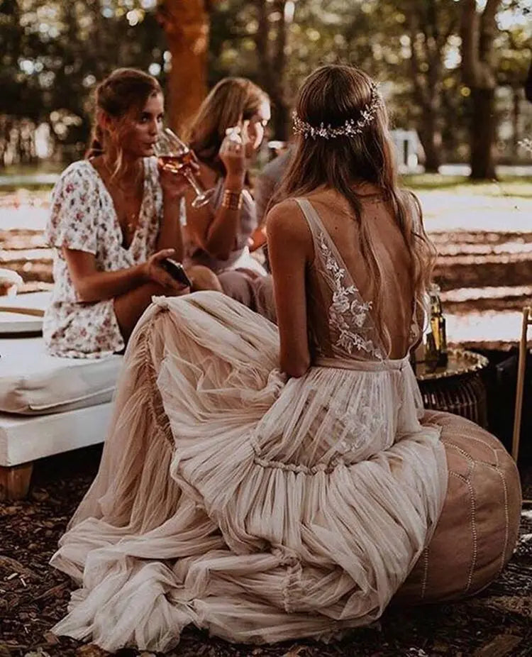 Bohemian Wedding Dress